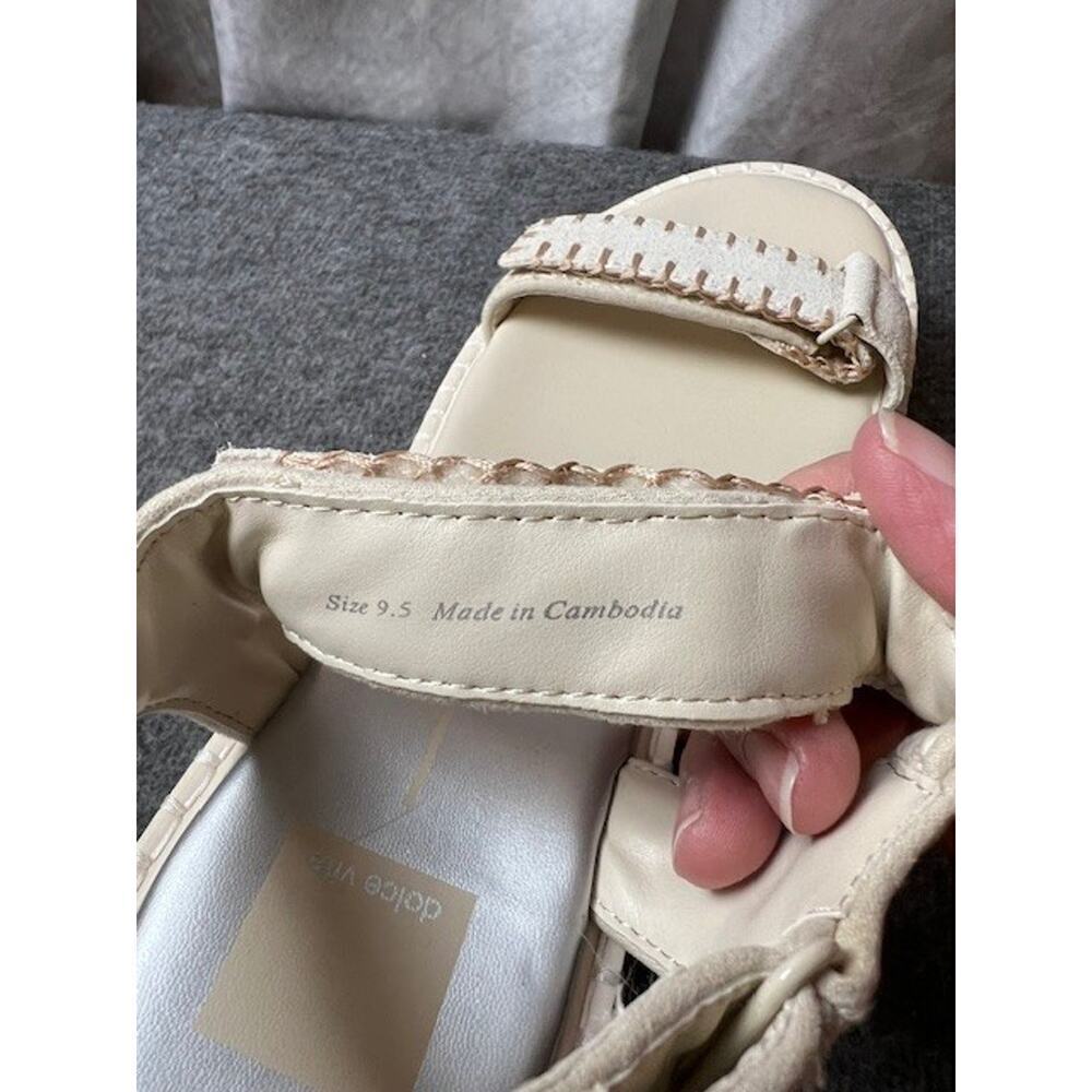 Dolce Vita Debra Ivory Suede Women’s Sandals size 9.5 Comfortable! NWB - Picture 7 of 8